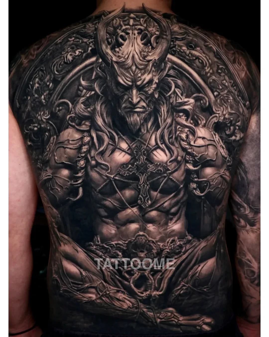 블랙앤그레이 도깨비 - haemong_tattooer