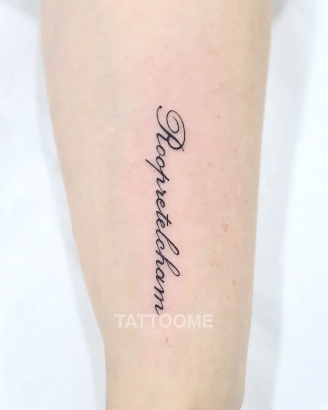 레터링타투 5 - heelean_tattoo