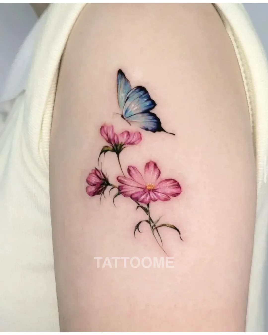 감성타투 나비 - simji_tattoo
