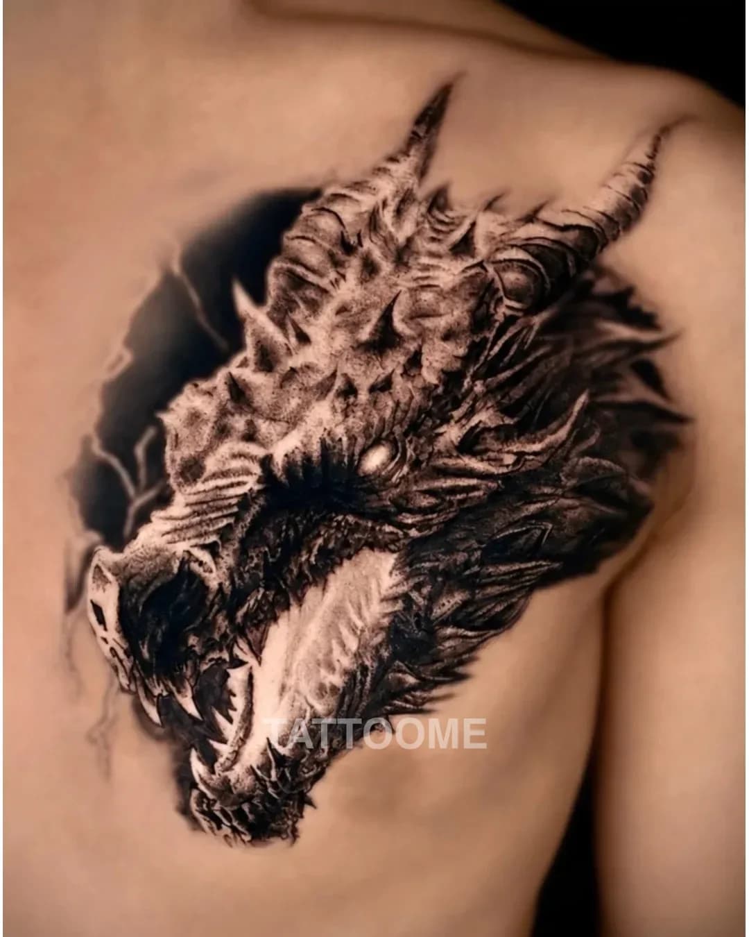 블랙앤그레이 용 - haemong_tattooer