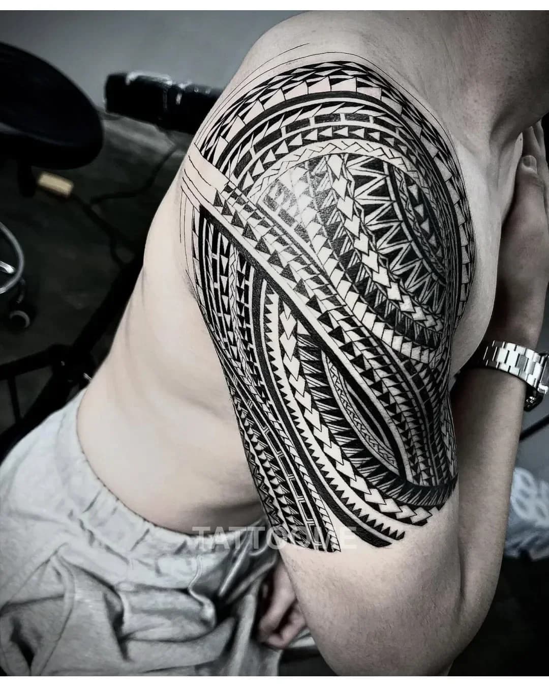 폴리네시안 가슴반팔5 - tattooer_wrath