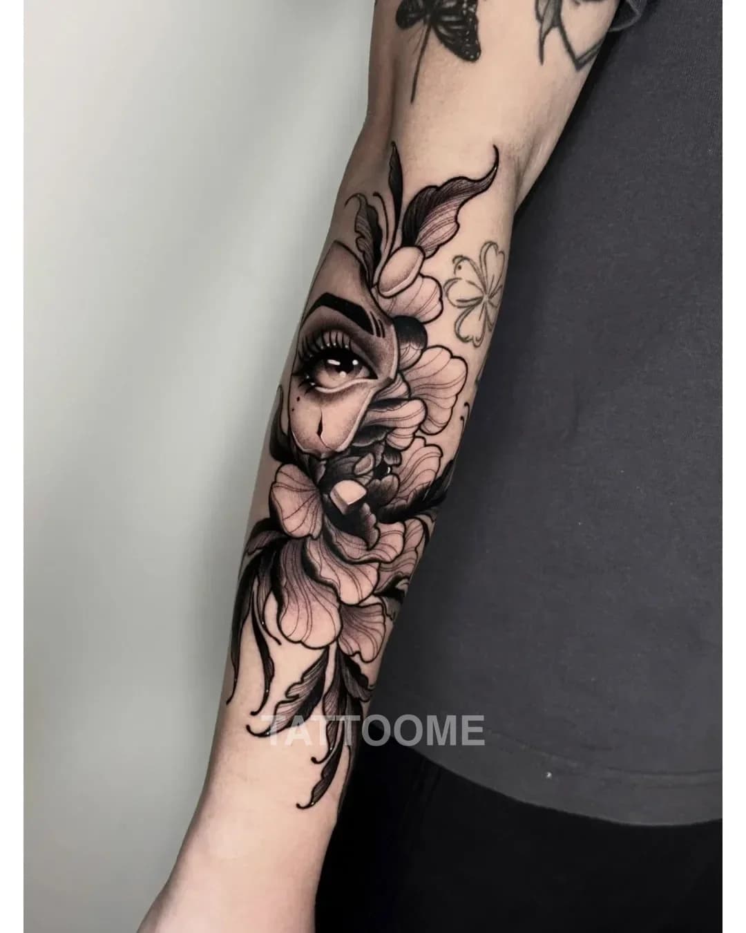 뉴스쿨 꽃 - sunnytattooer