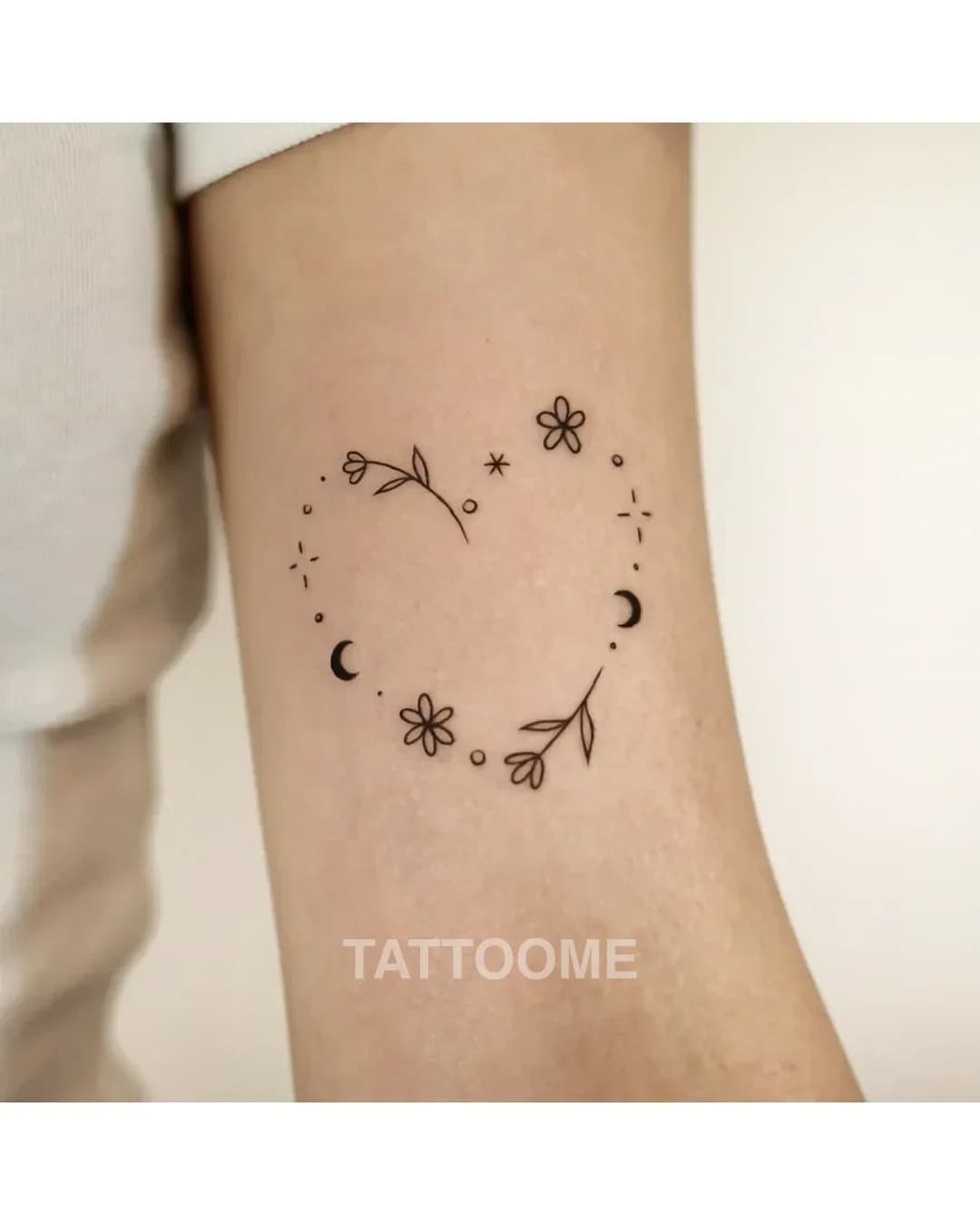 라인워크 하트 - tattooer_oom 1