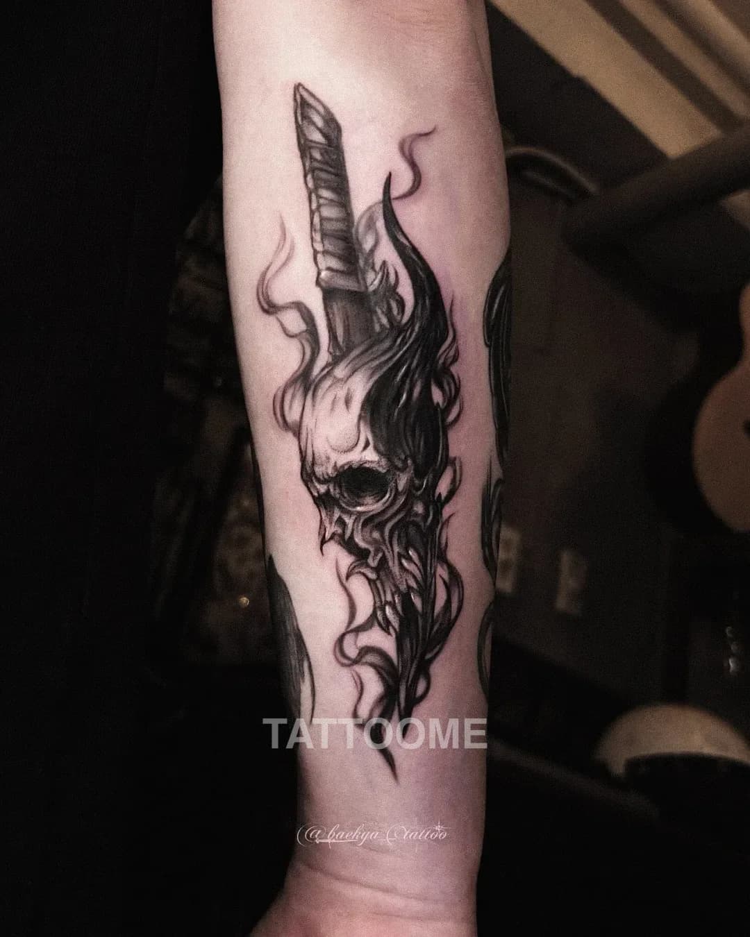 블랙워크 타투 3 - baekya_tattoo