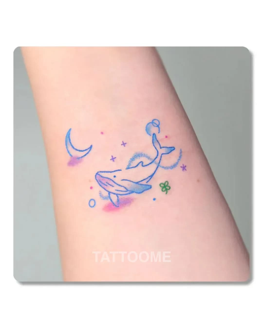 감성타투 고래 - tattooist_seoming