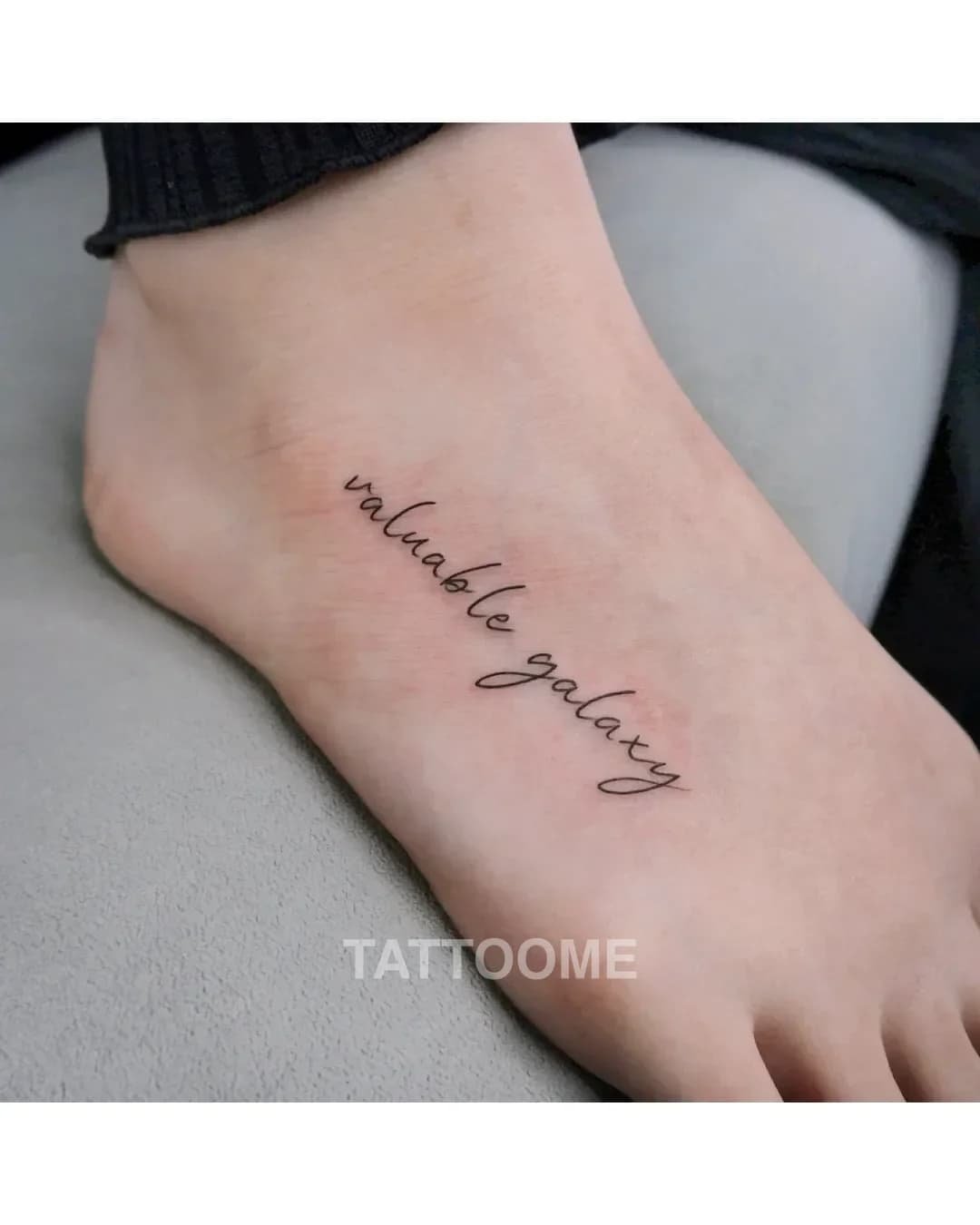 레터링 발등 - tattooist__mani