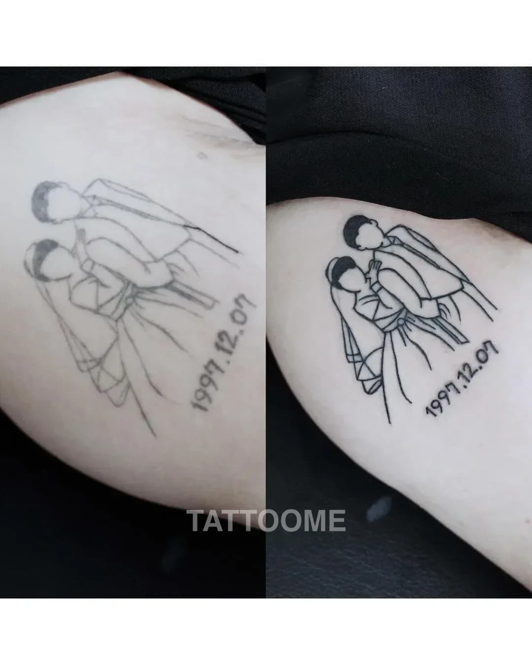 라인워크 타투 2 - hong_e_tattoo