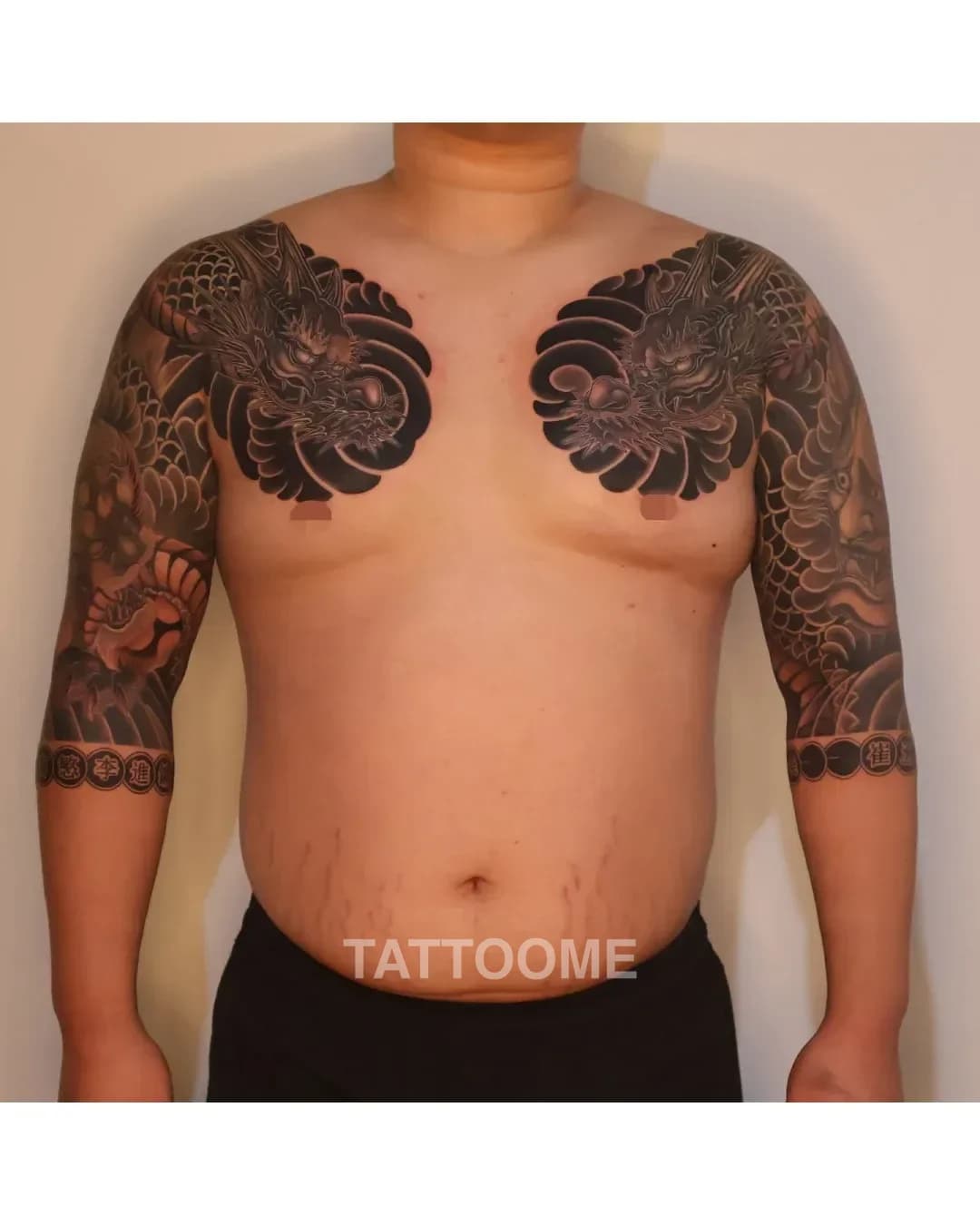 이레즈미 양가슴칠부 - horikage_irezumi