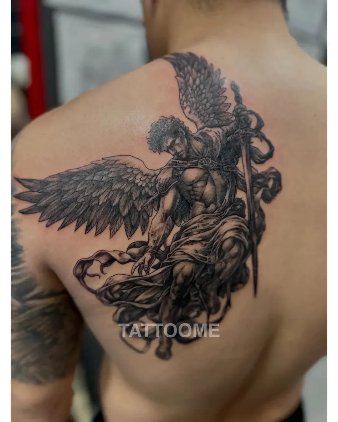 블랙워크 타투 1 - gunwoo_tattoo