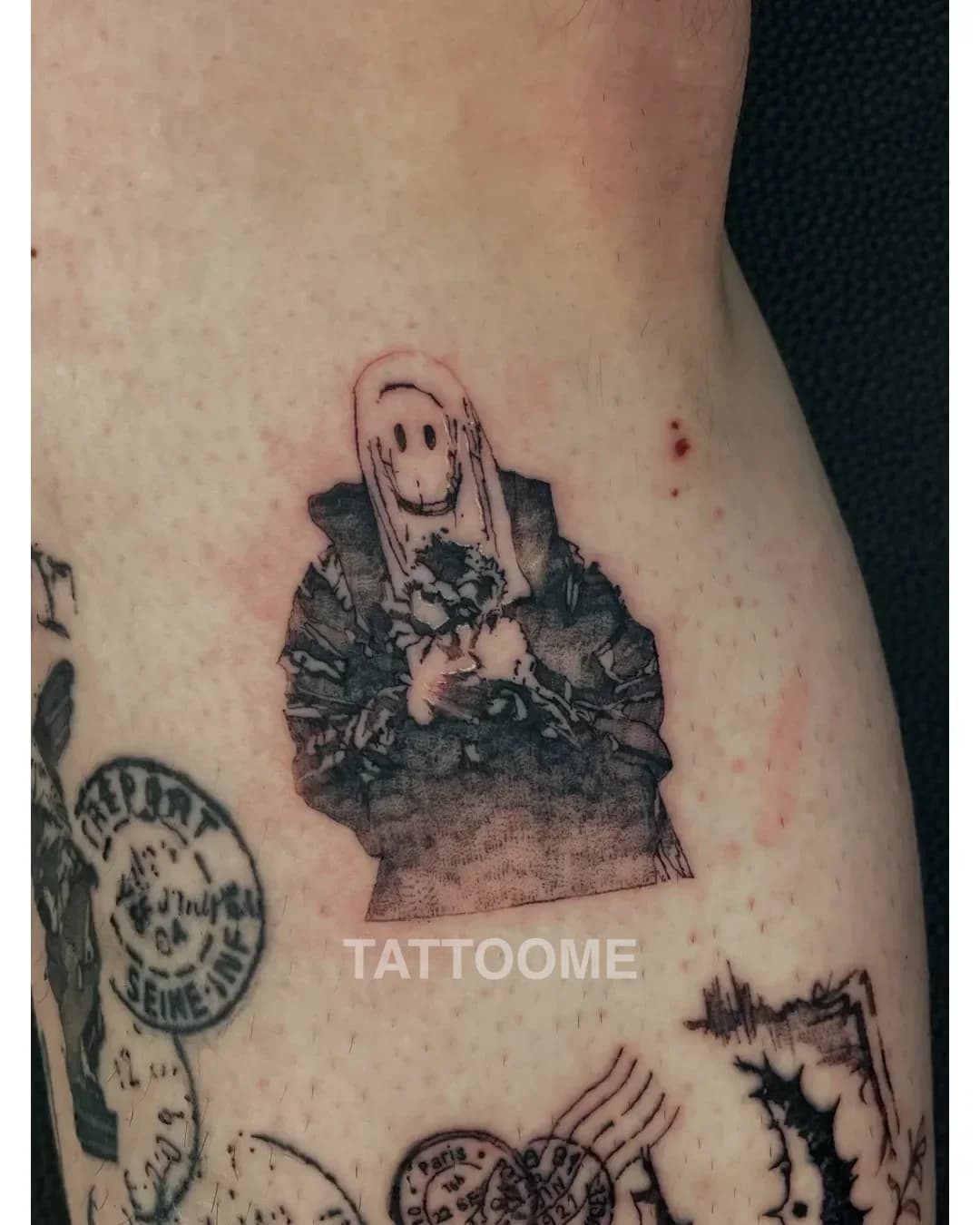 블랙워크 타투 3 - teddy_.tattoo