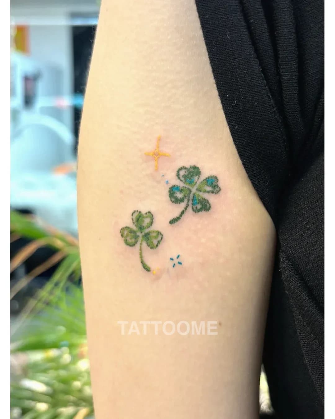 감성타투 클로버 - ddalgi_tattoo