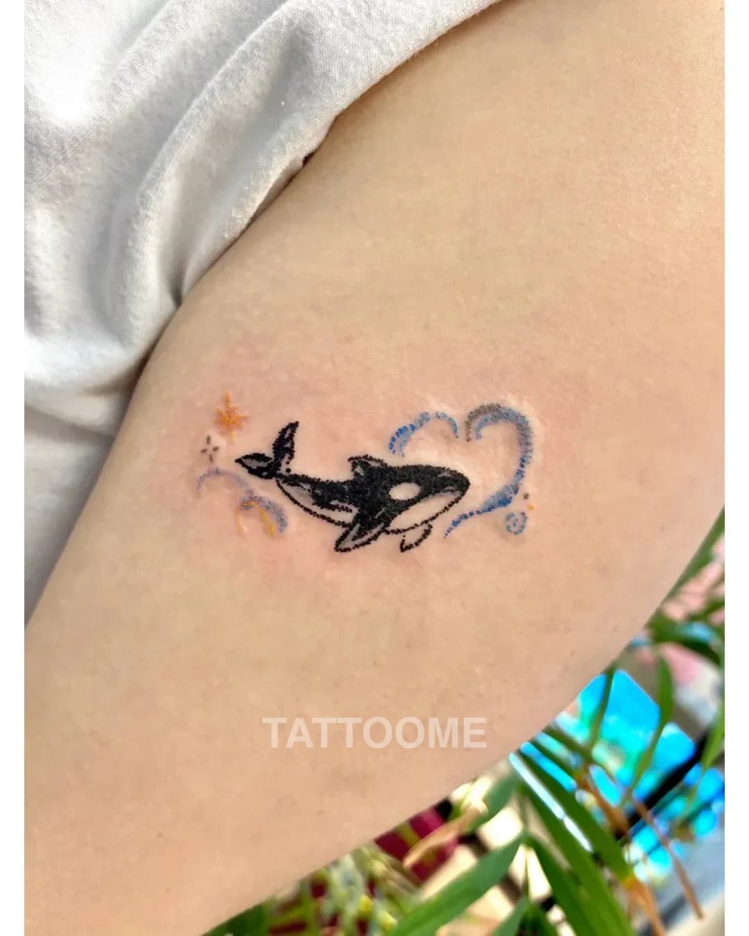 감성타투 범고래 - ddalgi_tattoo