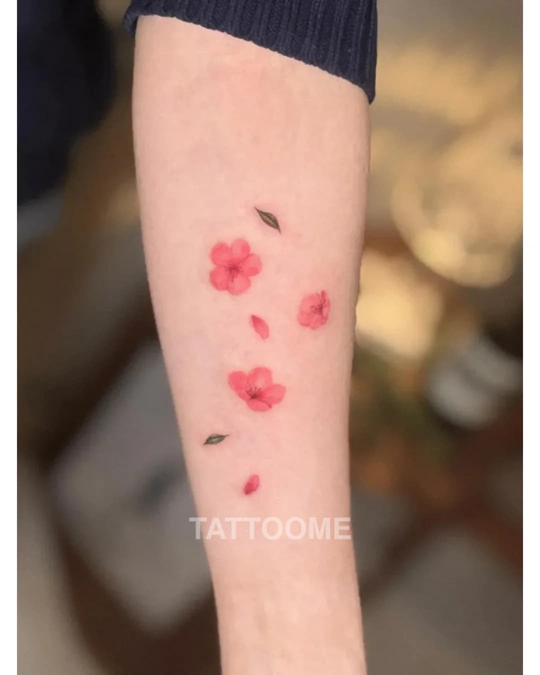 감성타투 꽃 - hyun__tattoo