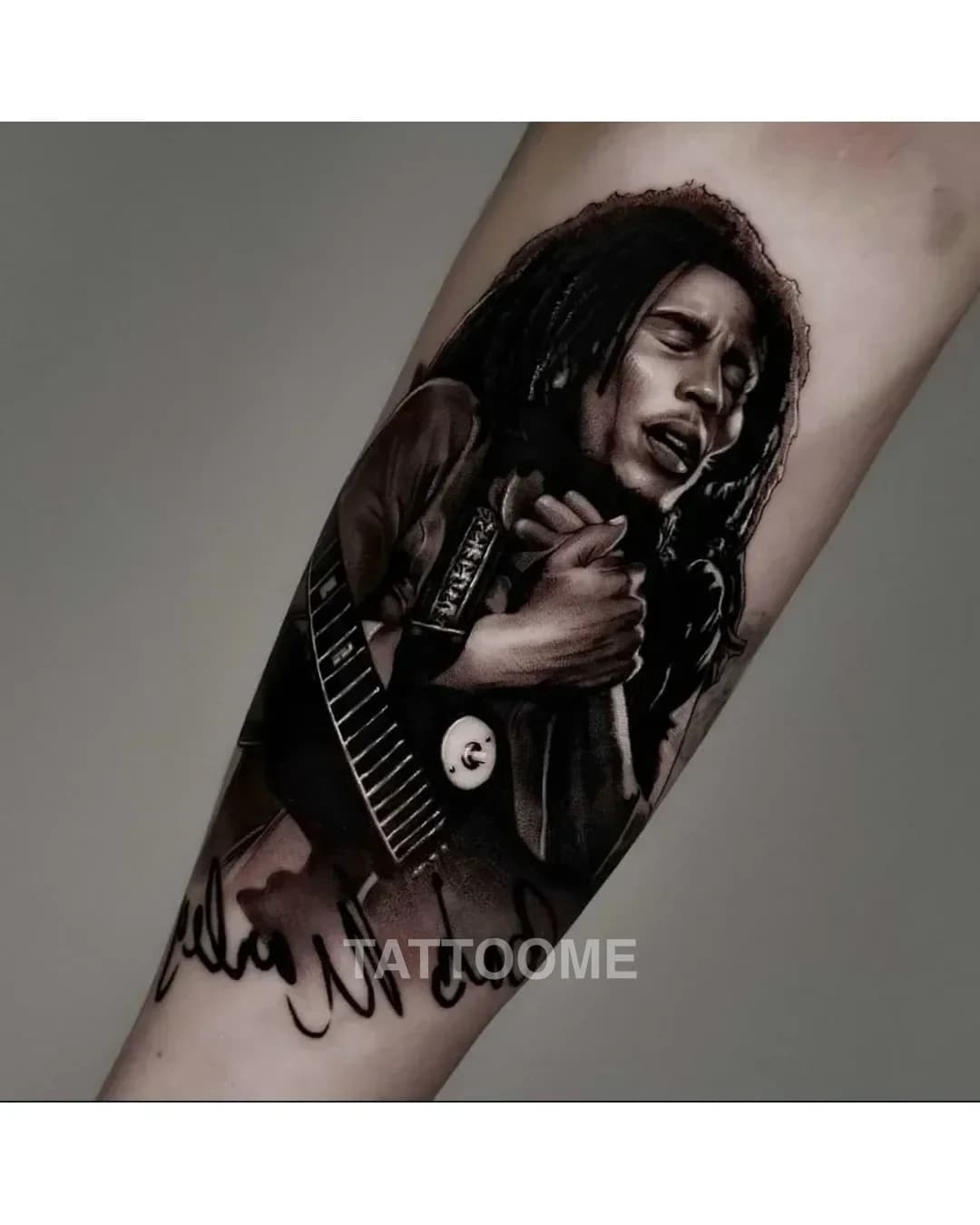 블랙앤그레이 팔 - keontattooart