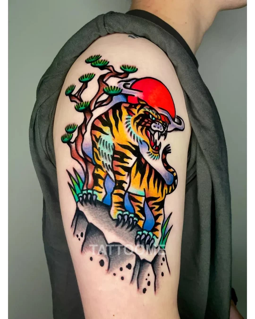 올드스쿨 호랑이 - sincejoo_tattooer 3