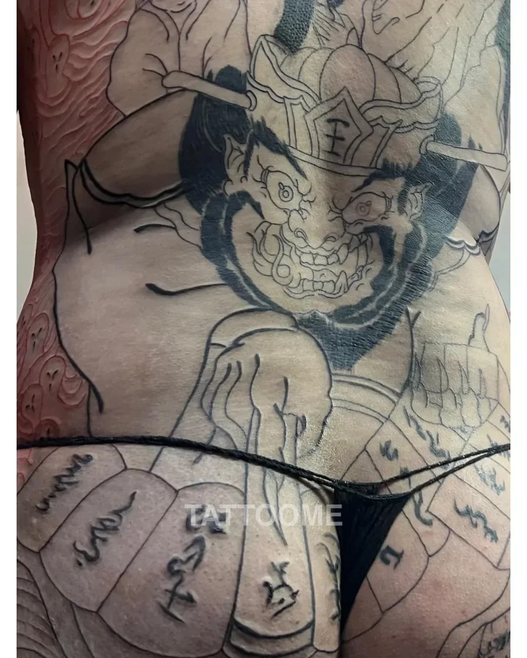 이레즈미등판라인 - sinwol_tattoo