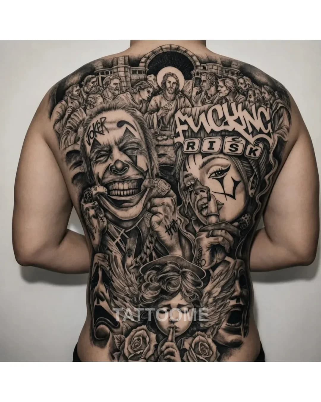 블랙앤그레이 타투 1 - _baba_tattoo_