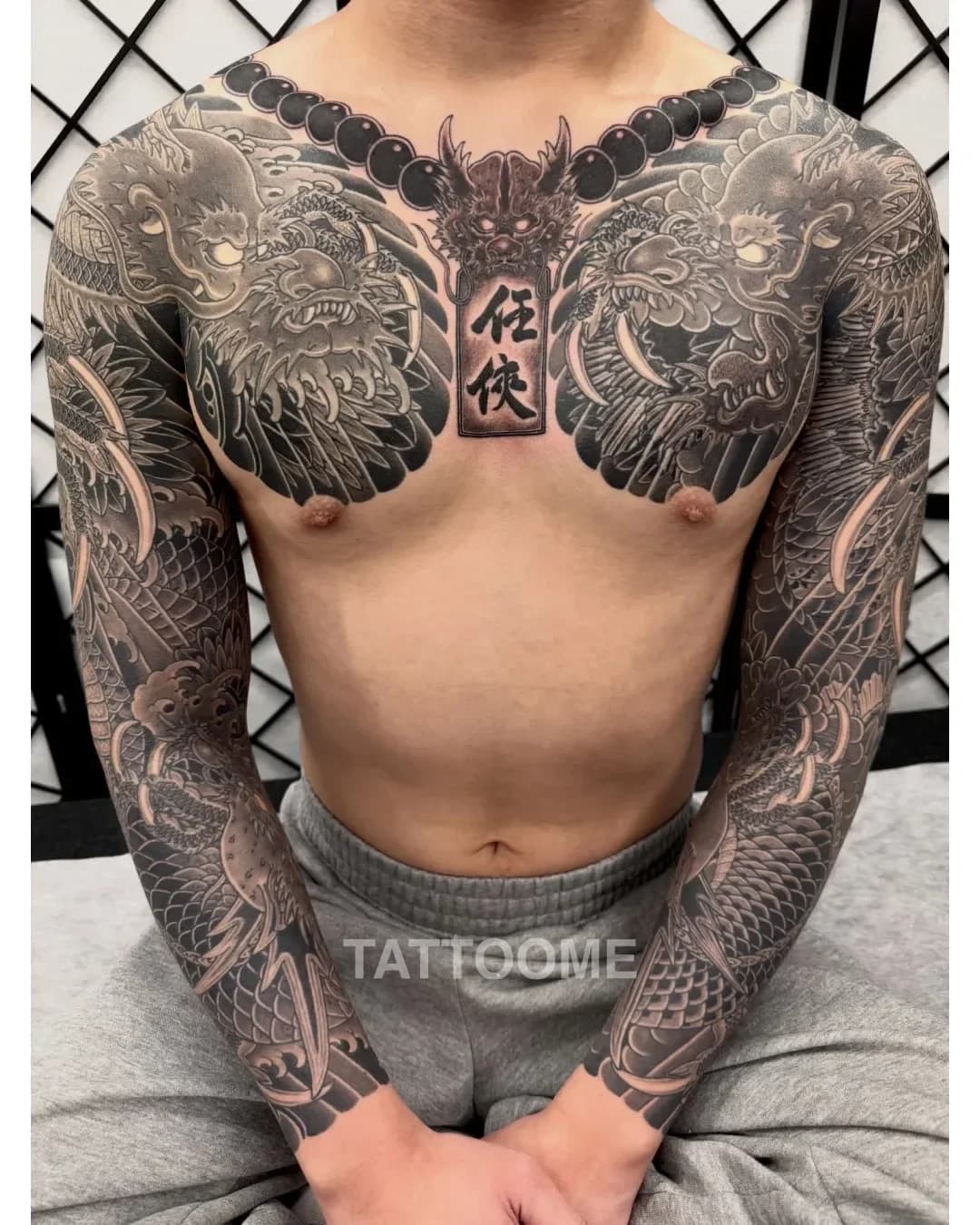 이레즈미 쌍 긴팔 - tattoo_l_s_m