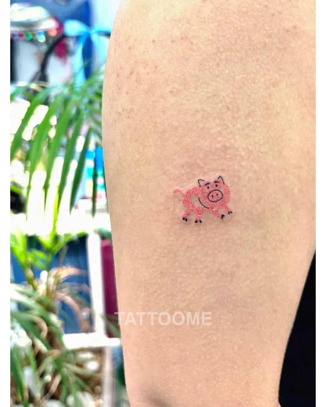 감성타투 돼지 - ddalgi_tattoo