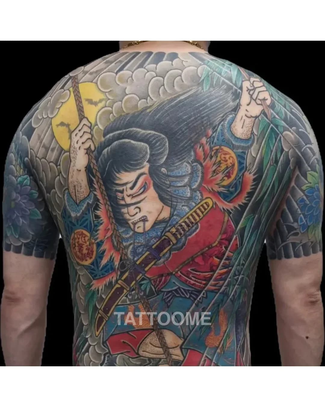 이레즈미 등판 - hwajak_tattoo1
