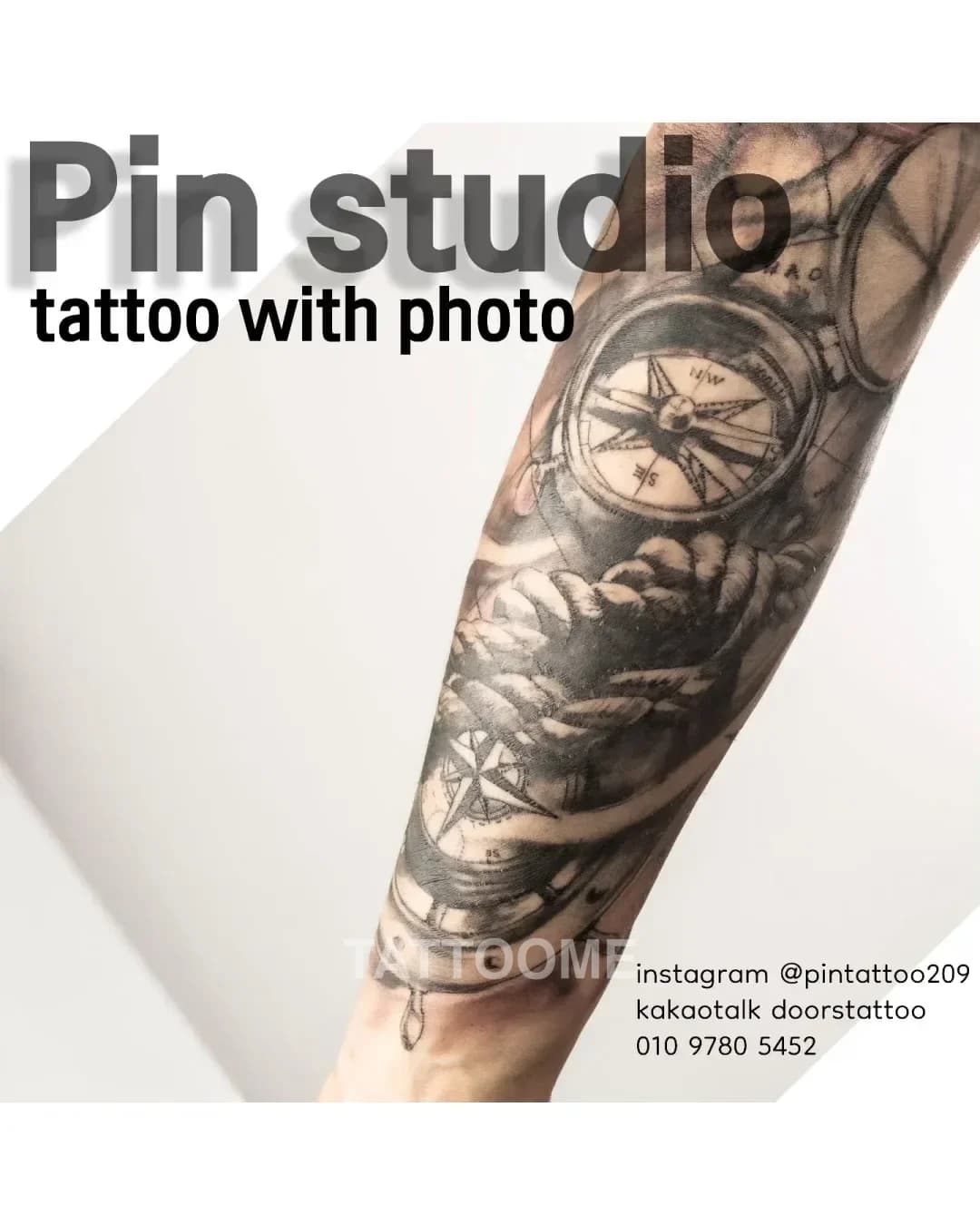 블랙앤그레이 타투 5 - pintattoo209