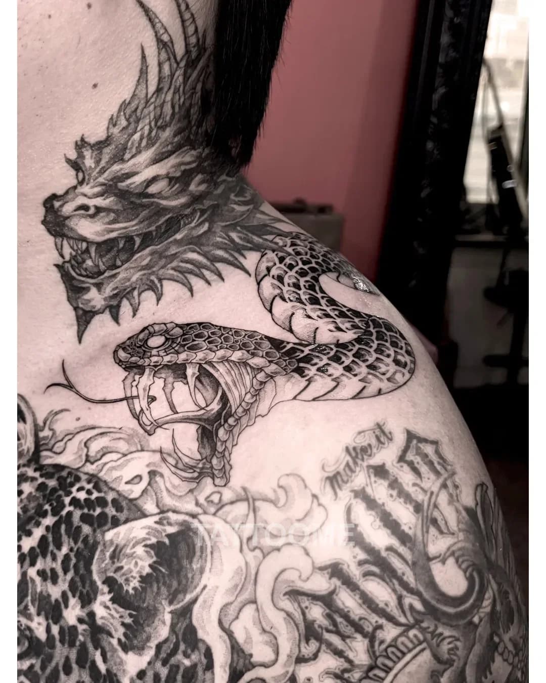 블랙워크 타투 3 - shinjoe_tattooer