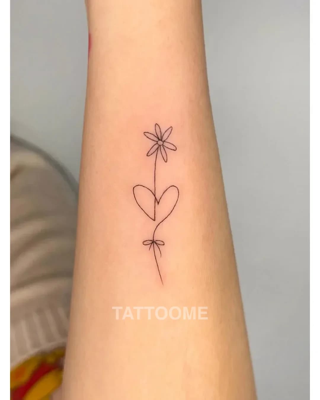 라인워크 하트 - jjun_tattoo