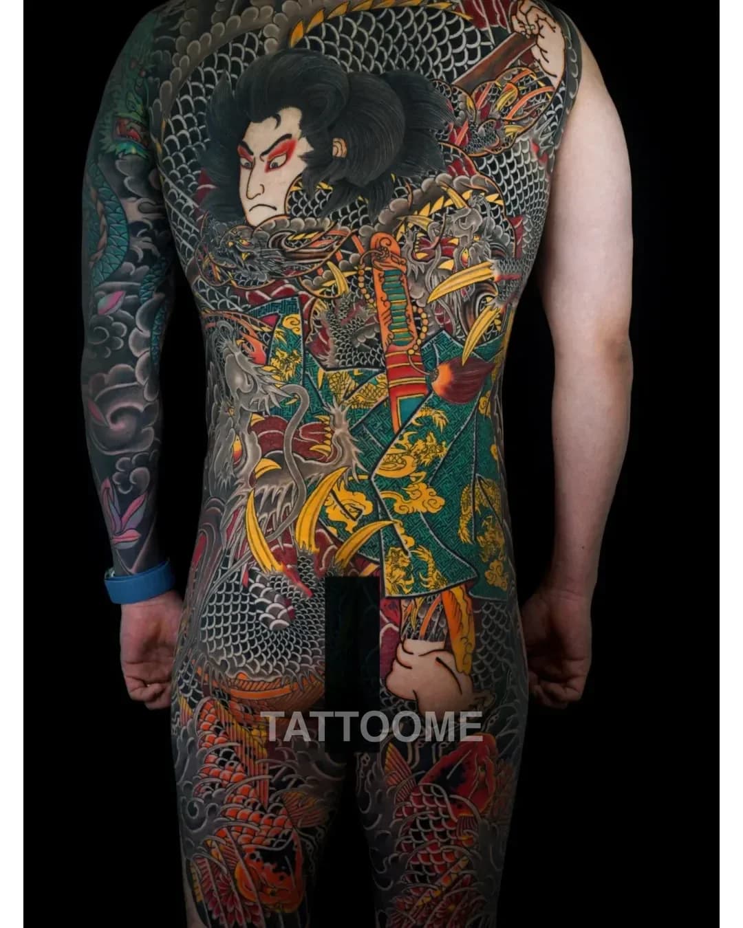 이레즈미 등판 무사 - jungwoo_irezumi