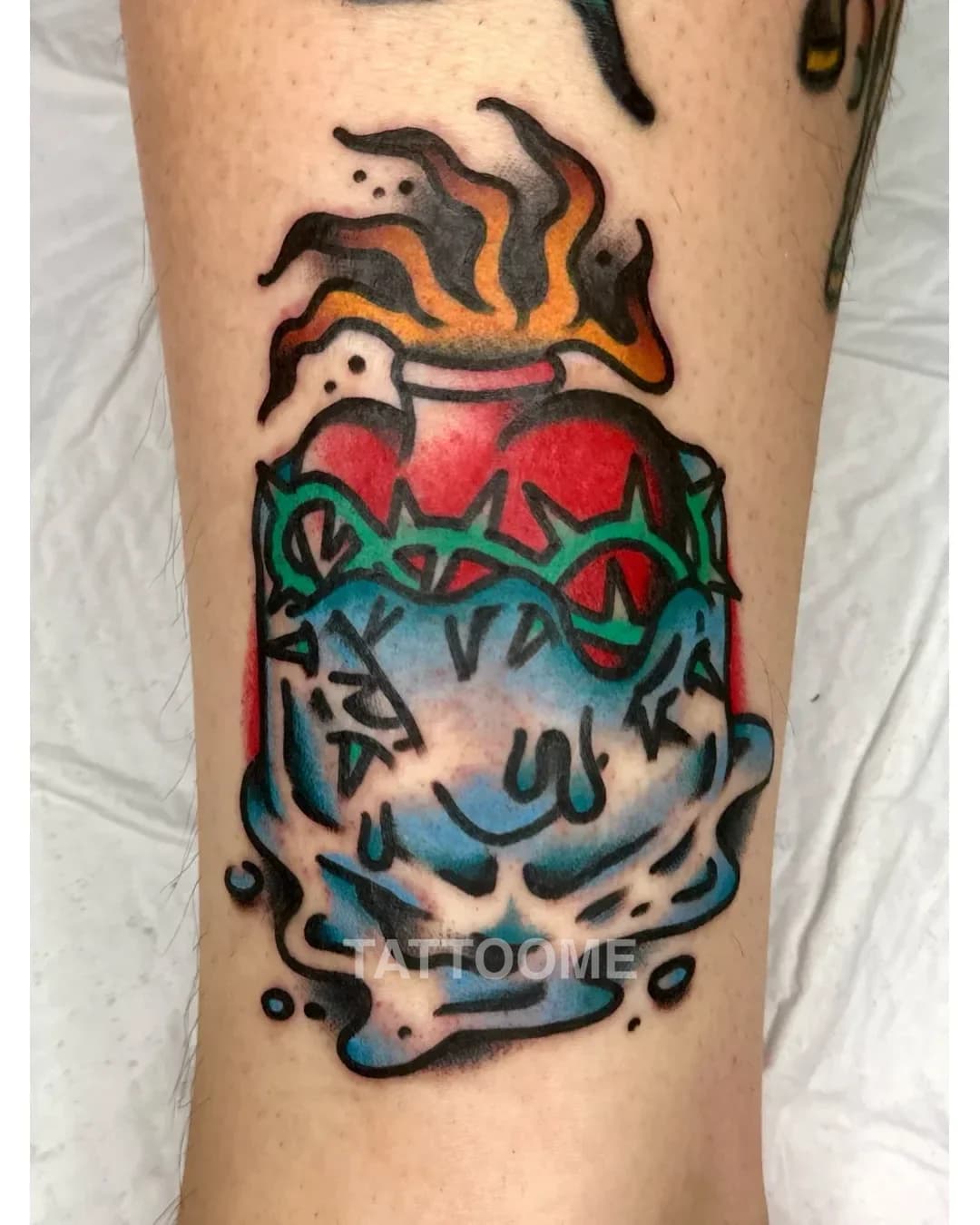 올드스쿨 하트 - sincejoo_tattooer 5