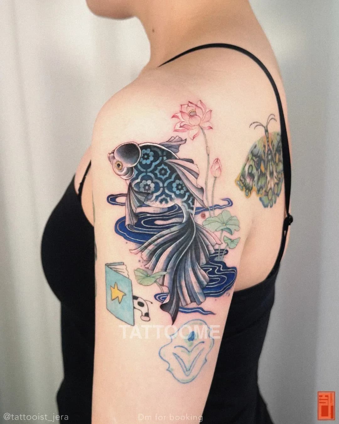 원포인트 금붕어 - tattooist_jera