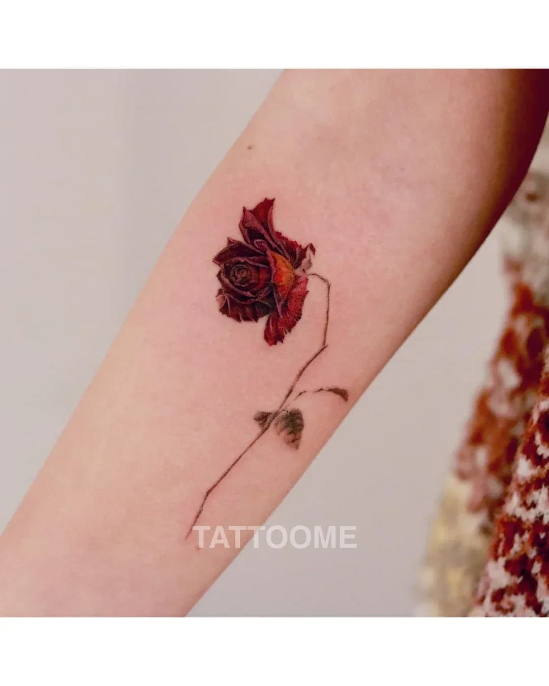 감성타투 꽃1 - tattooist_uzi 1