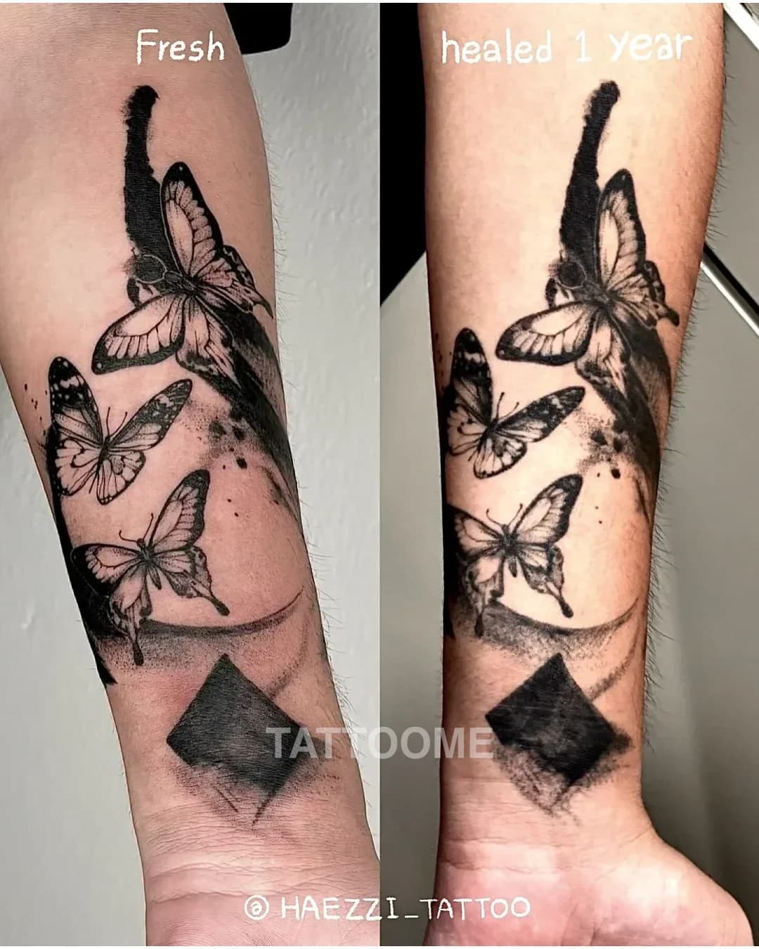 블랙워크 타투 1 - haezzi_tattoo