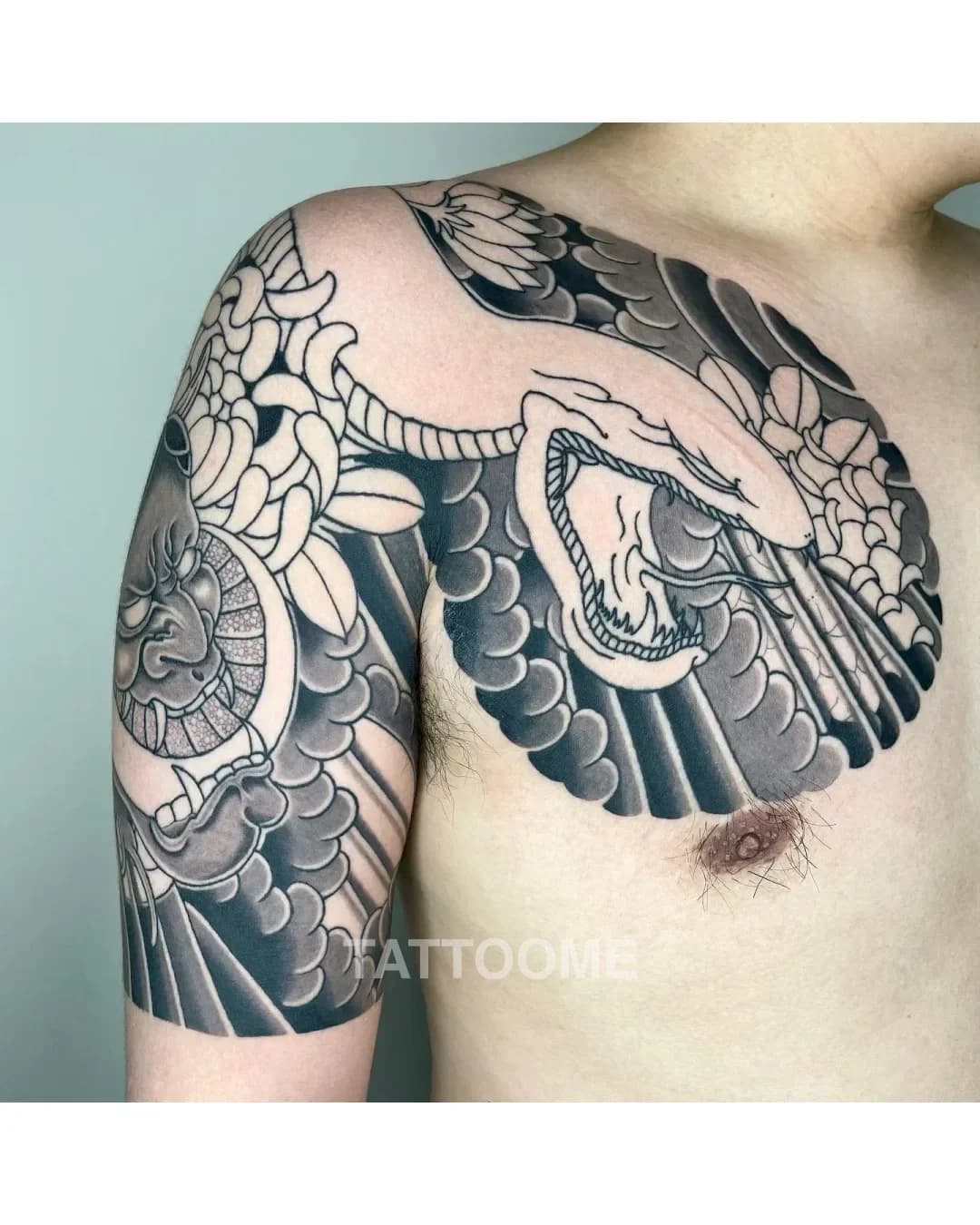 이레즈미 가슴반팔 - hizotattooer