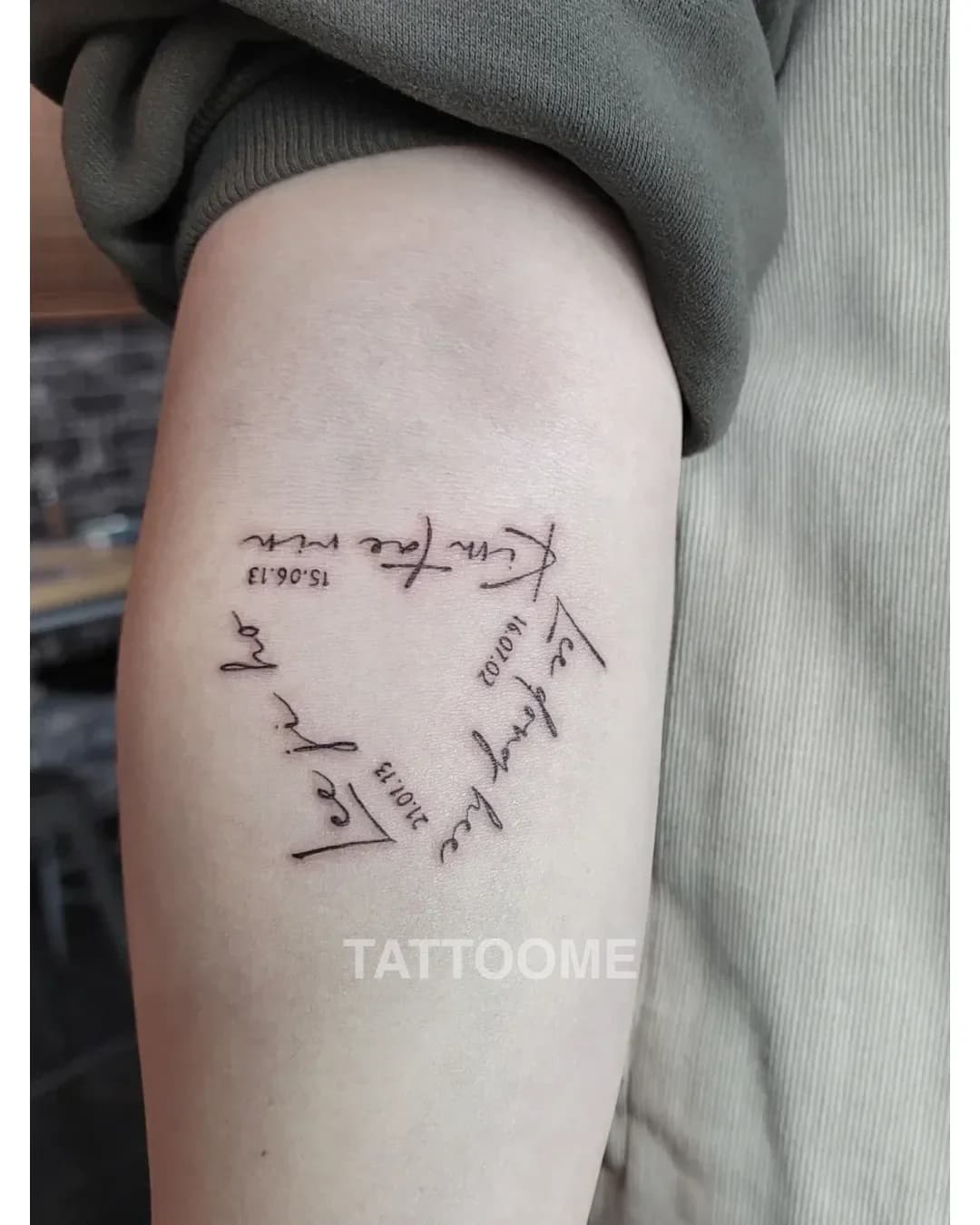 라인워크 타투 1 - annntattoo