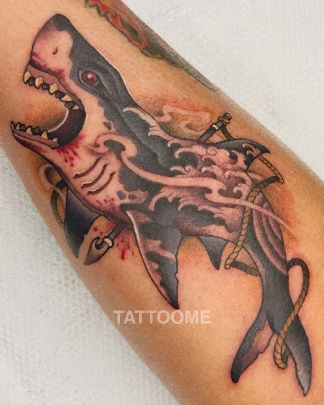 뉴스쿨 상어 - ryusi_tattooer