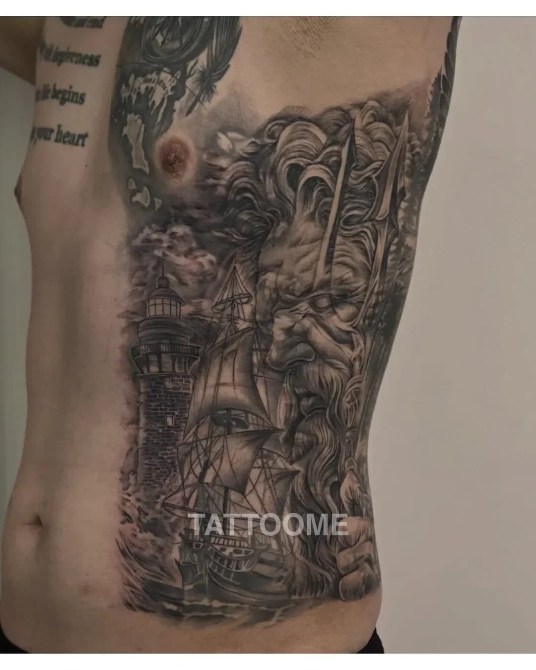 블랙앤그레이 타투 1 - manon_tattooer