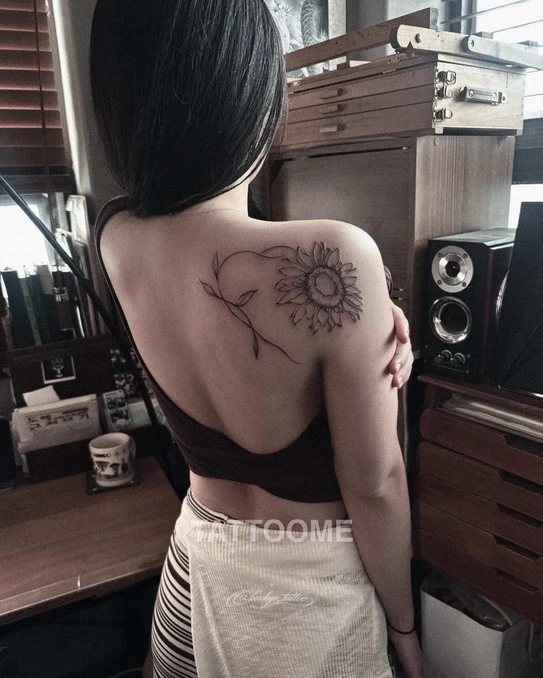 블랙워크 타투 1 - baekya_tattoo
