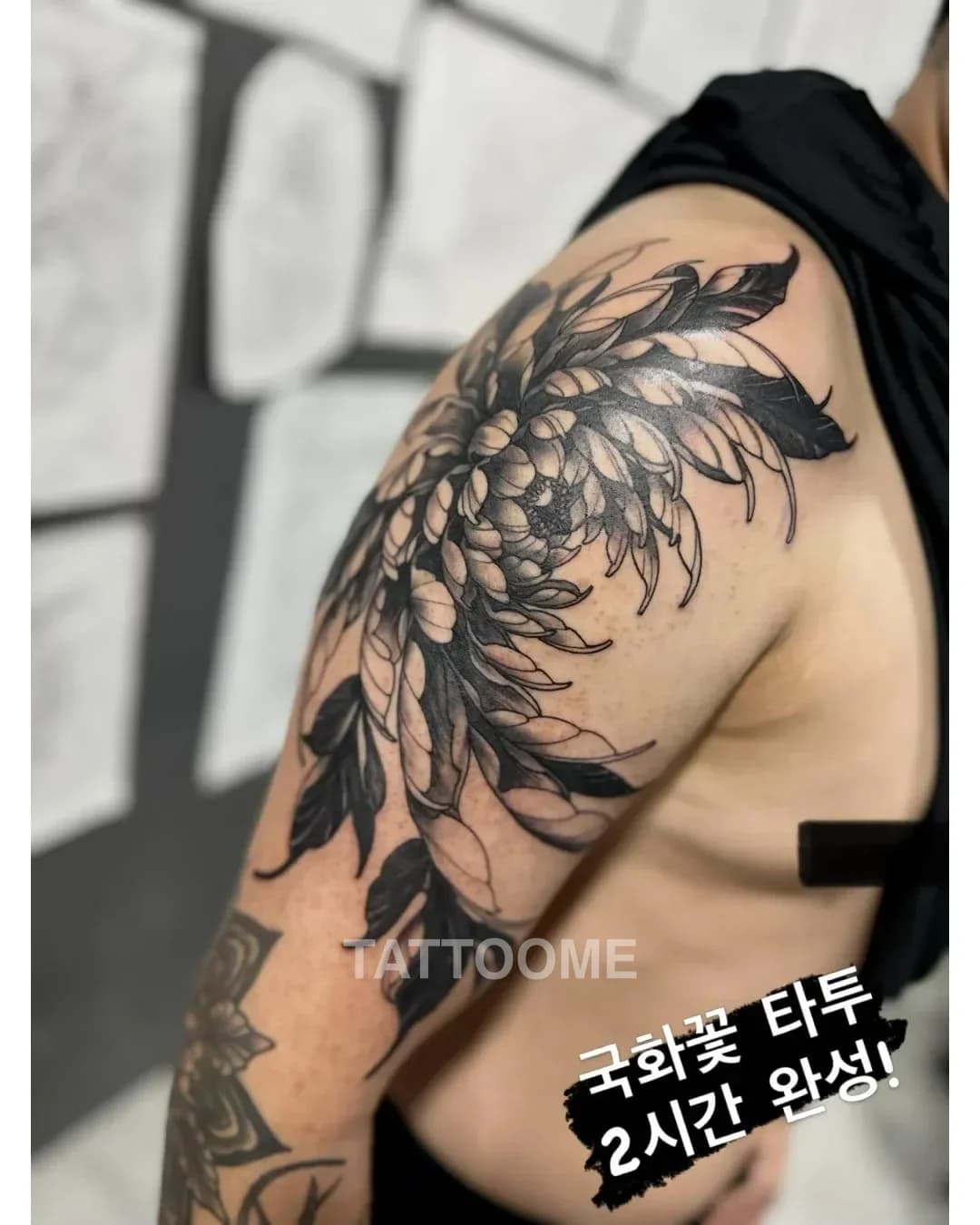 블랙워크 타투 2 - gunwoo_tattoo