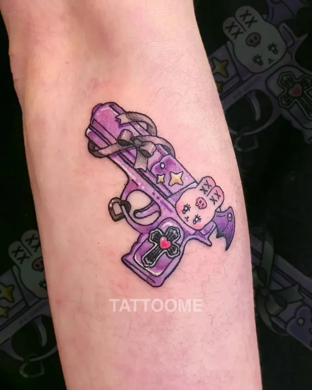 감성타투 권총2 - ch2u_tattoo