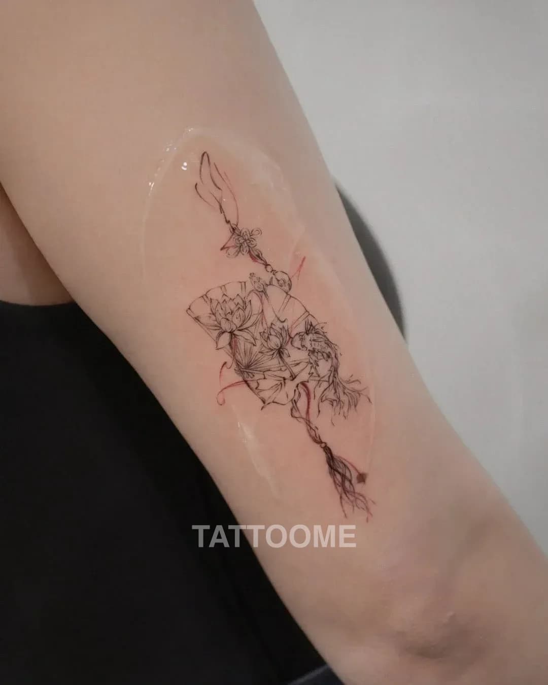 라인워크 노리개 - hezetattoo