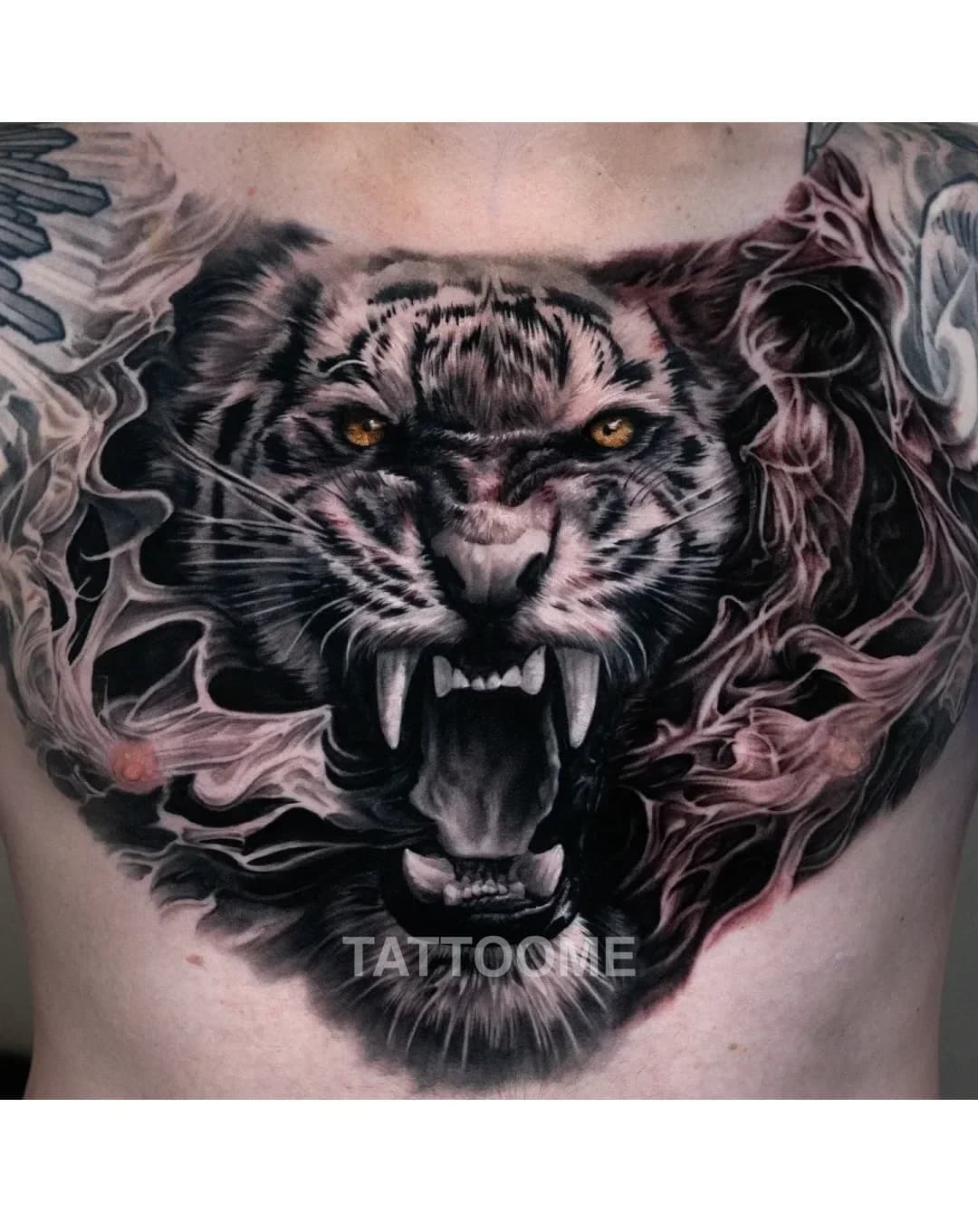 리얼리스틱 호랑이 - rimen_tattoo 1
