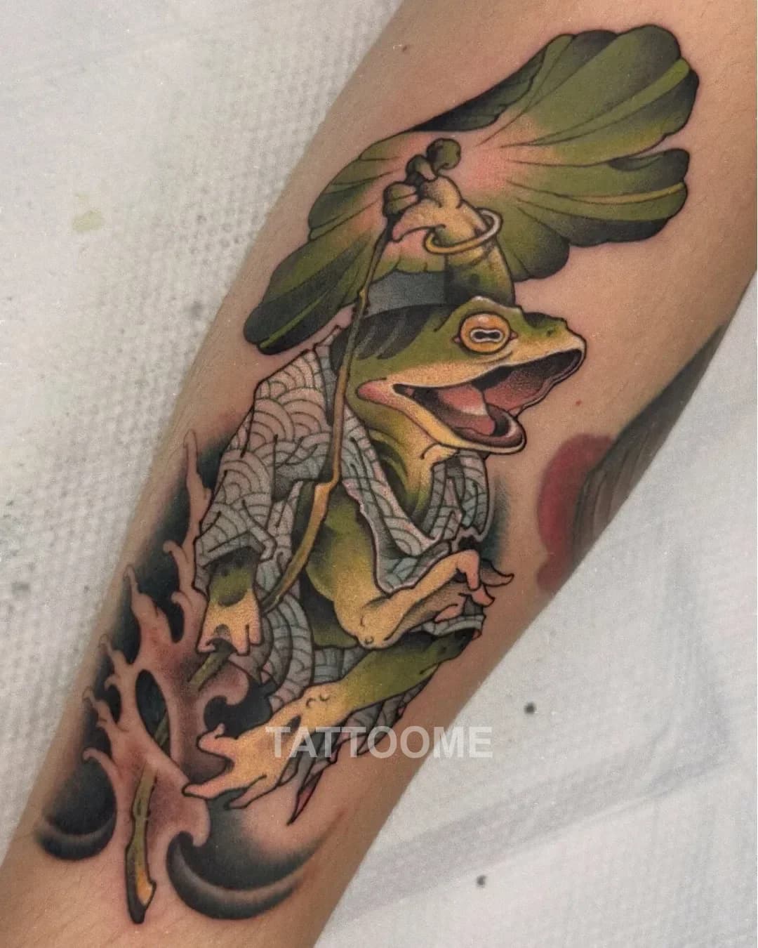 뉴스쿨 개구리 - ryusi_tattooer