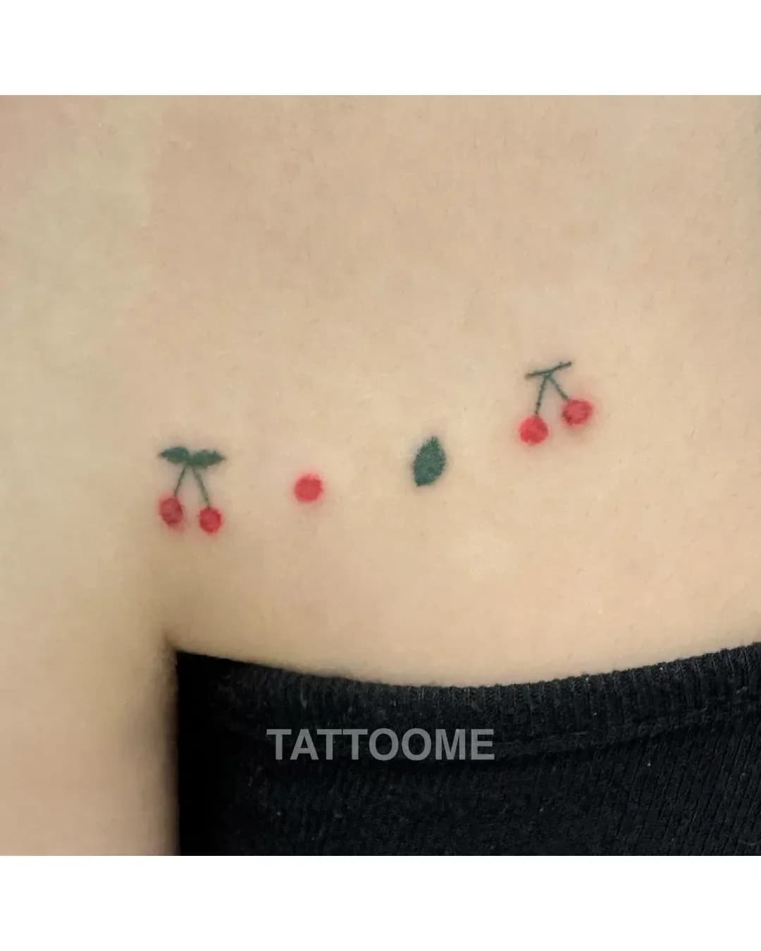 감성타투 체리 - handpoke__hami
