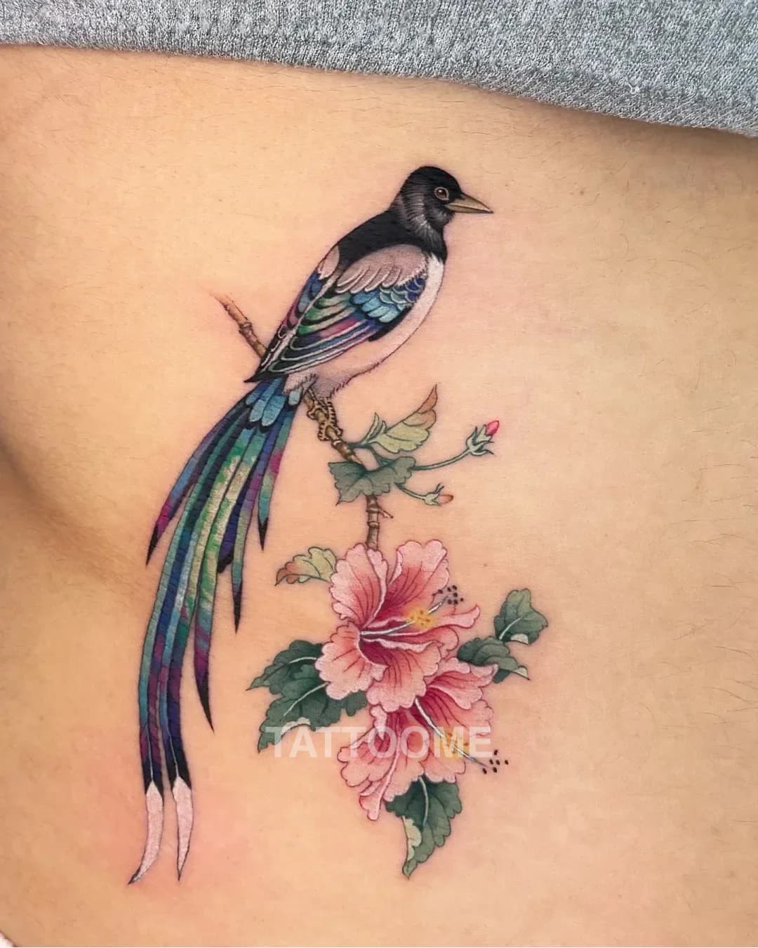 원포인트 까치 - tattooist_jera