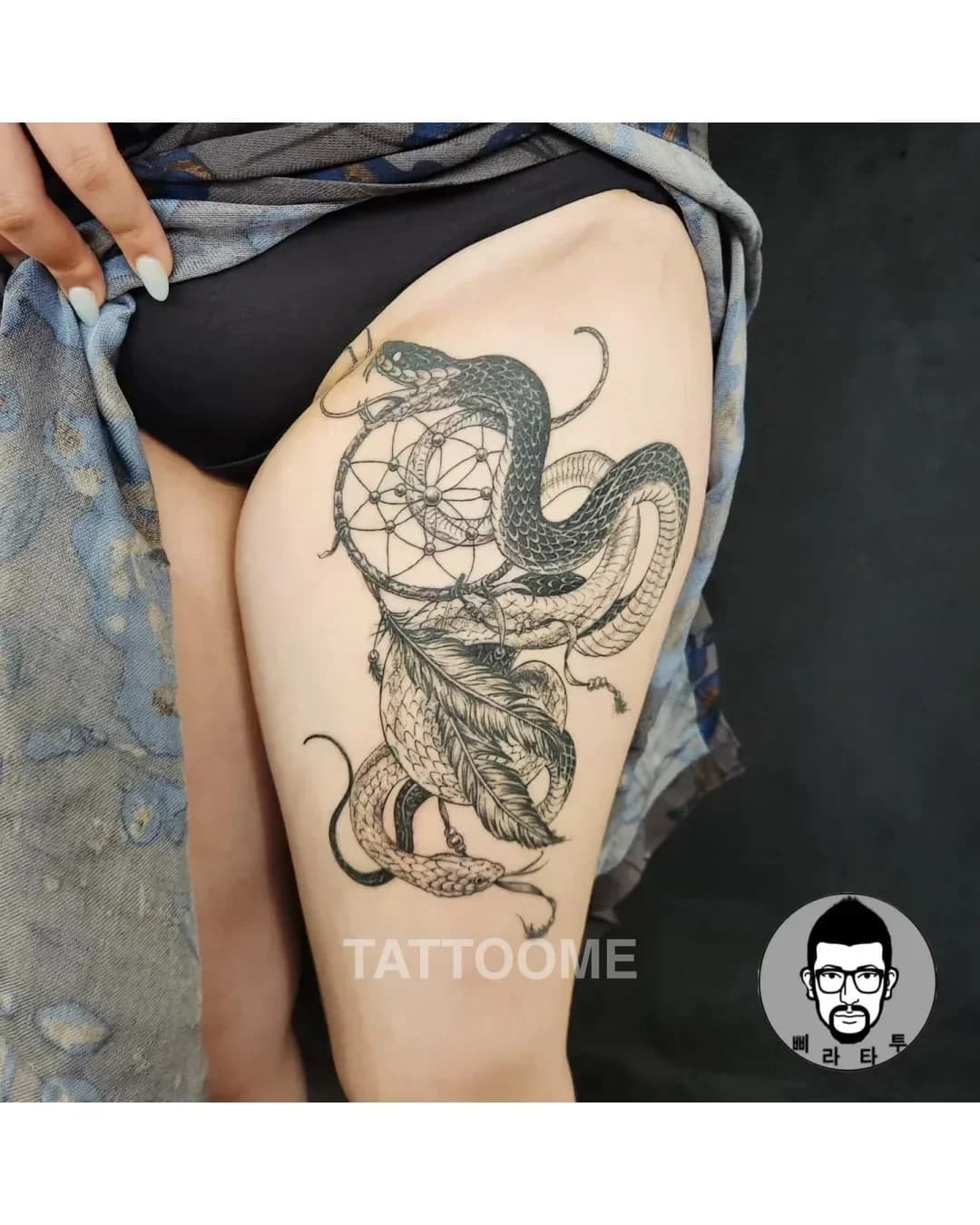 라인워크 타투 2 - ppira_tattoo 2