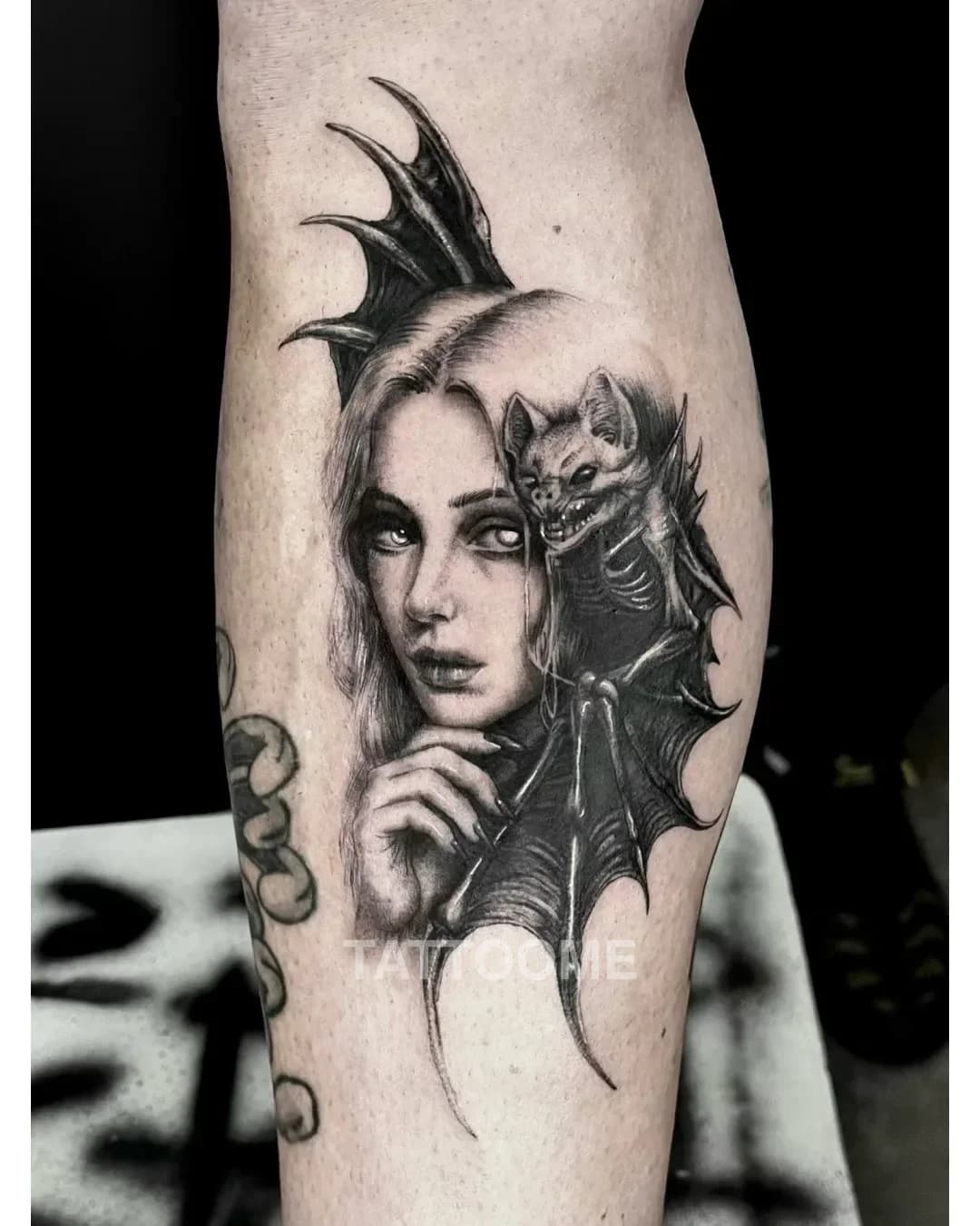 블랙워크 타투2 - kiel.tattoo