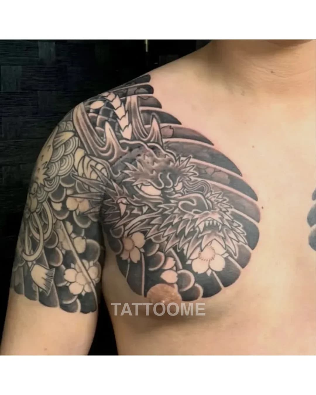 이레즈미 가슴반팔 - horimong_tattoo