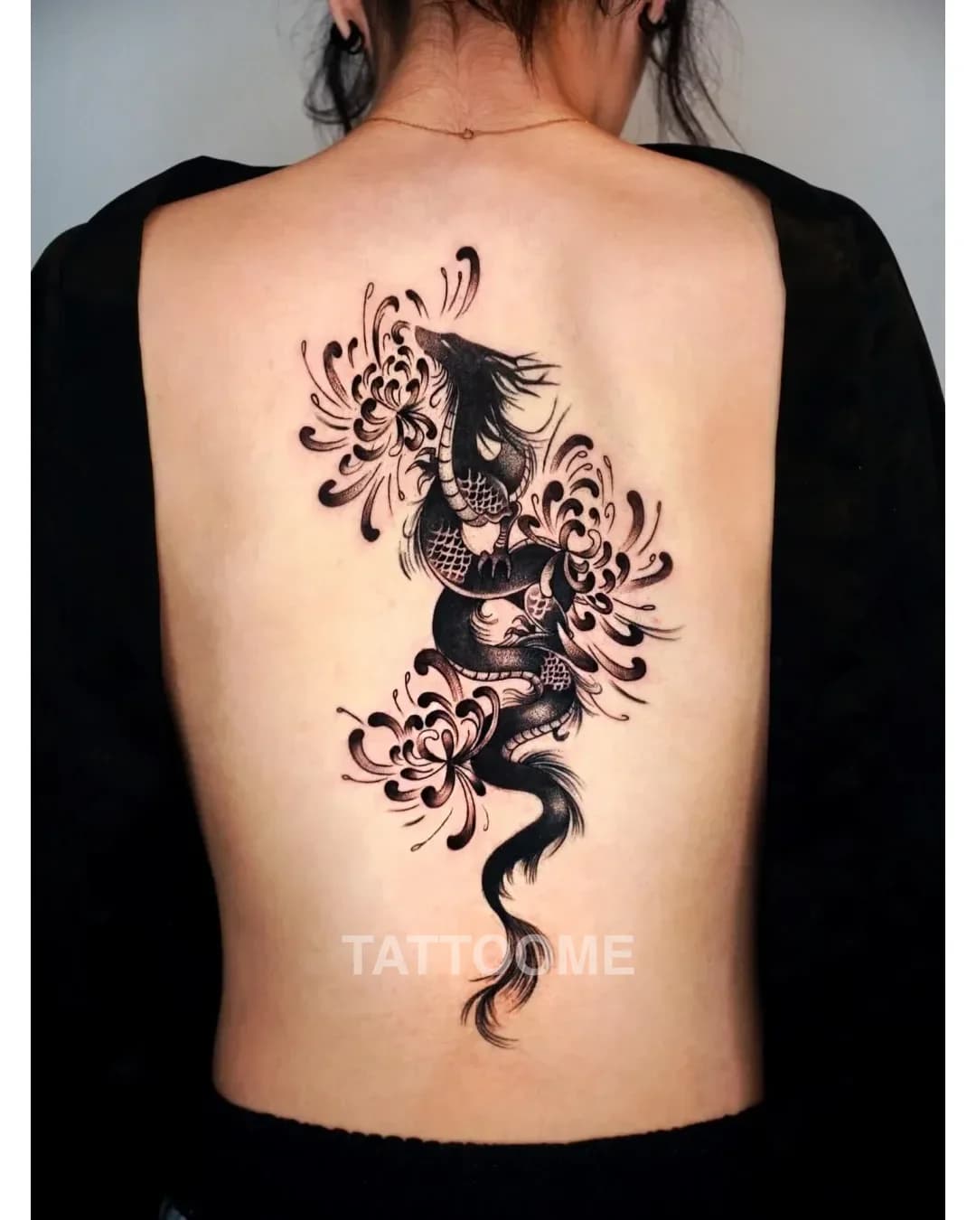 블랙워크 타투 1 - tattooist_seohee