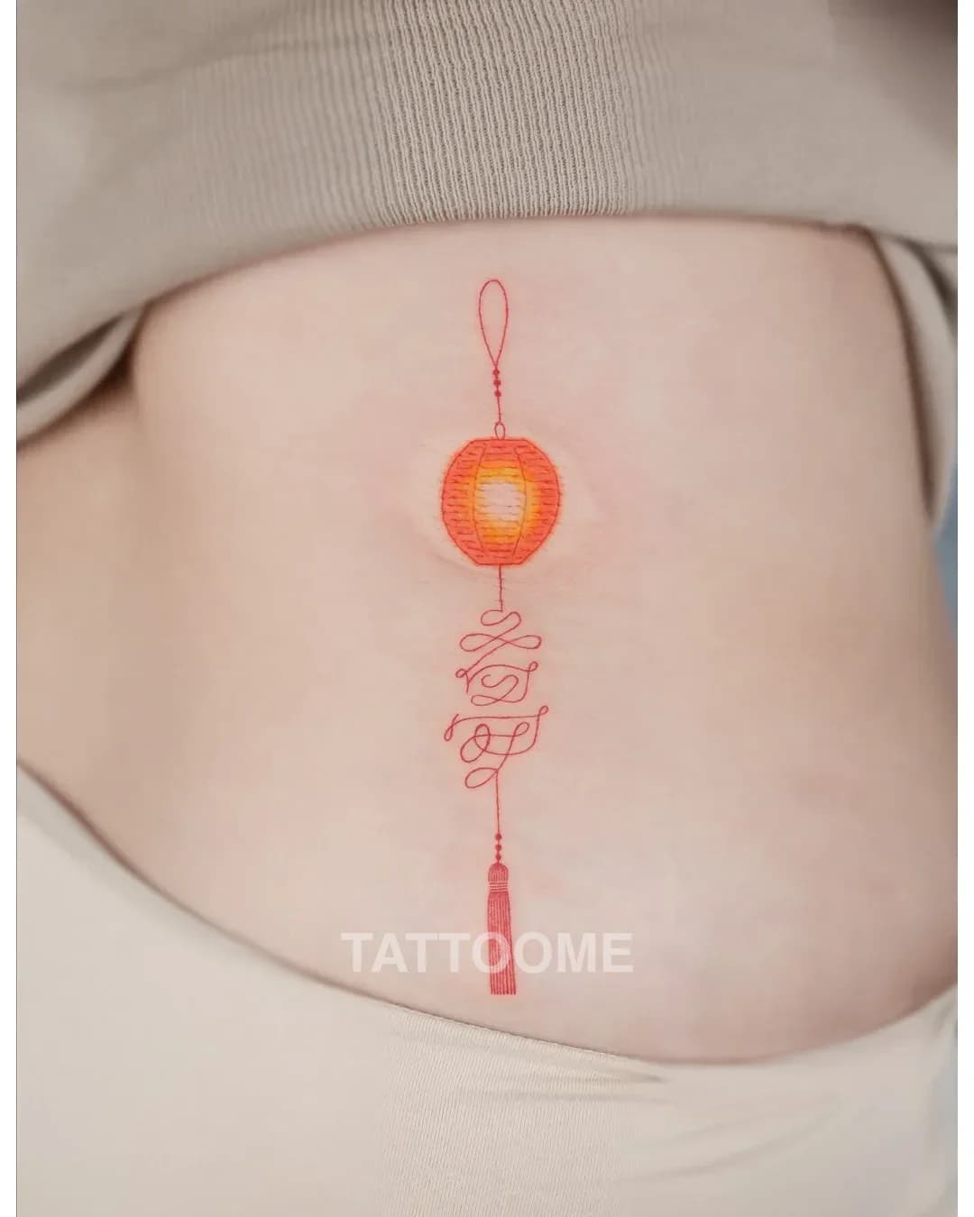 라인워크 등 - hueil_tattoo