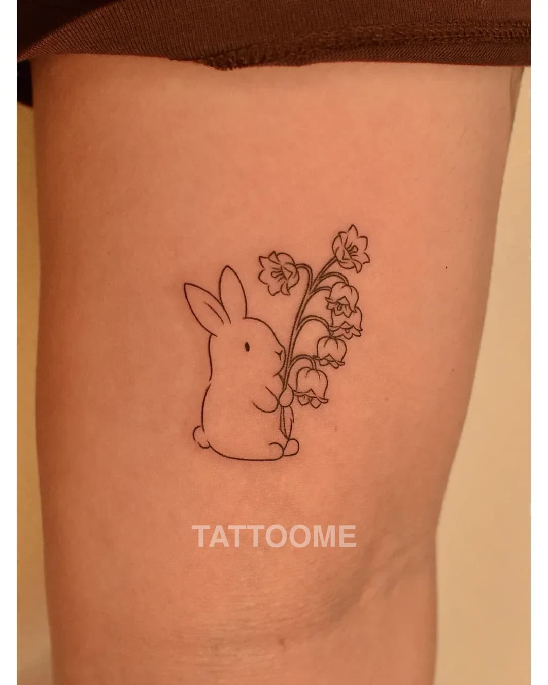 라인워크 토끼 - tattooer_jina
